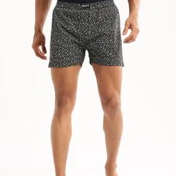 SHOWOFF Black Slim Fit Printed Boxers-image-93