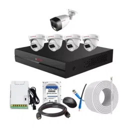 CP PLUS CCTV Combo Kit 2.4 MP Full Colour HD Audio Indoor & Outdoor with 8 Channel DVR, 1 Bullet 4 Dome Camera, 8 Channel SMPS, 70 m Cable, 2 TB HDD & Connectors-image-24
