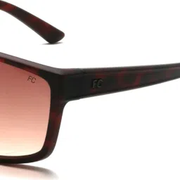 French Connection FC7460 Brown Gradient Rectangular Sunglasses image 4