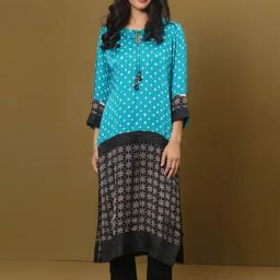 Spring Soul Black Velvet Plain Kurta-image-85