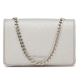 Miraggio Silver Textured Small Handbag-picture-16