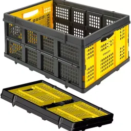 STANLEY FT505 50 Ltr / 25 Kg Capacity Foldable Plastic Crate-picture-2