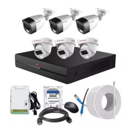 CP PLUS CCTV Combo Kit 2.4 MP Full Colour HD Audio Indoor & Outdoor with 8 Channel DVR, 3 Dome 3 Bullet Camera, 8 Channel SMPS, 70 m Cable, 2 TB HDD & Connectors-image-40