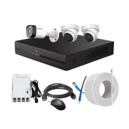 CP PLUS CCTV Combo Kit 2.4 MP Full HD Audio Indoor & Outdoor with 4 Channel DVR 1 Bullet, 2 Dome Camera, 4 Channel SMPS, 70 m Copper Cable & Connectors-image-37