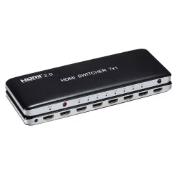Techut 7x1 HDMI Switcher 4K@60 Hz 5 V/2 A 600 MHz Bandwidth, Black image 2