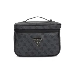 guess fashion Guess Women Grey Printed Toiletry Pouch-picture-3