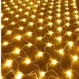KAVYARA White Rice Shape Net String Lights-picture-10
