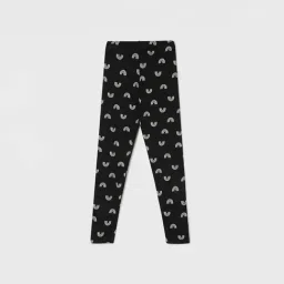 Fame Forever by Lifestyle Kids Black Printed Leggings-picture-24
