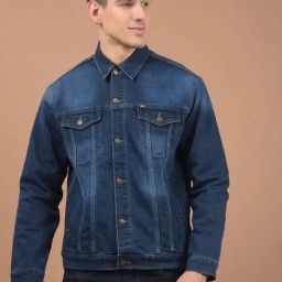 Cantabil Men's Blue Solid Full Sleeves Jacket-image-6