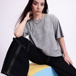 Kook N Keech Drop-Shoulder Sleeves Pure Cotton Oversized T-shirt-picture-37