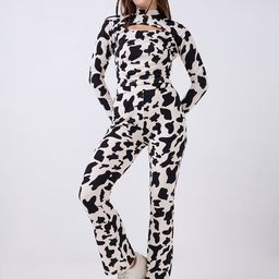 SZN Animal Printed High Neck Top With Trousers-picture-27