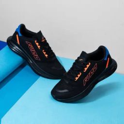 Furo By Red Chief Men's Black Running Shoes-image-44