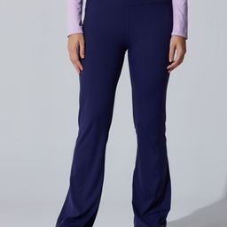 Cava Deep Purple All-Day Flex Flare Pants-image-0