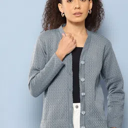 BAESD Women Self Design Cardigan-picture-20