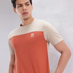 HRX by Hrithik Roshan Colourblock Lifestyle T-shirt-image-24