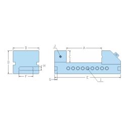 Devaki DSGV Series Precision Tool Maker Vice Swivel Base 100 mm Size 54±2 HRC, DSGV-100 image 3
