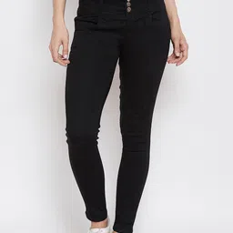 Nifty Women Black Slim Fit High-Rise Jeans-image-10