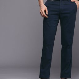 Louis Philippe Sport Men Tapered Fit Smart Casual Chinos Trousers-image-53