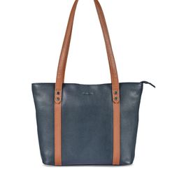 MAI SOLI Women Navy Blue Solid Leather Shoulder Bag-image-47