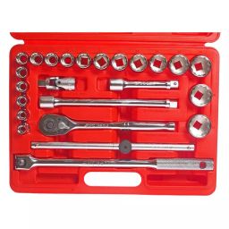 JTC Socket Set 12.7 mm (1/2 Inch) Drive Size for Garage, Workshops and Industries, JTC H424B (Set of 24 Pcs) image 2