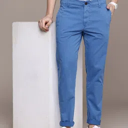 FCUK Men Slim Fit Chinos Trousers-image-37