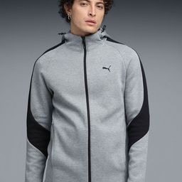 Puma Men Evostripe Solid Cotton Slim-Fit Training Hoodie Sporty Jacket-image-99