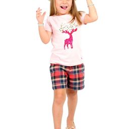 Cherry Crumble Girls Pink Embellished Top-image-90