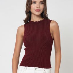 Kalt Women Ribbed Sleeveless Fashion-image-10