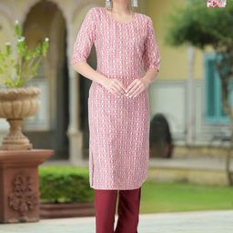 Moda Rapido Selection Of 2Ethnic Motifs Printed Kurtas-image-4