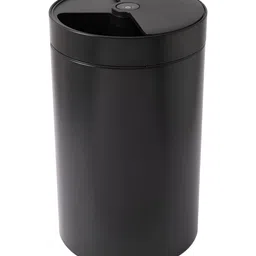UMAI Black Stainless Steel Automatic Motion Sensor Open Dustbin With Rotating Lid 30 L-15