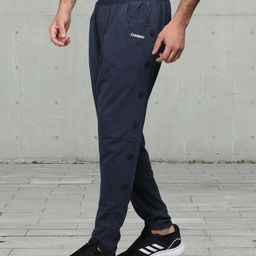 CHKOKKO Men Side Button Sports Track Pants-image-21