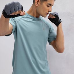 HRX by Hrithik Roshan Mesh Panel Back Rapid-Dry Training T-shirt-image-13