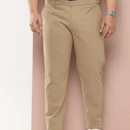 Thomas Scott Men Plus Size Smart Easy Wash Pure Cotton Chinos Trousers-image-60