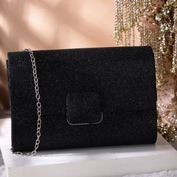 ZEVORA Textured Embellished Detailed Purse-1