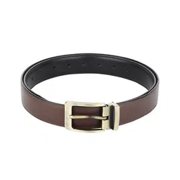 Kastner Men Brown Textured Formal Belt-image-93