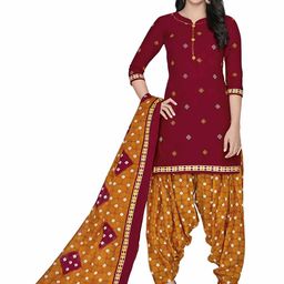 MIRAAN Printed Pure Cotton Unstitched Dress Material-image-15
