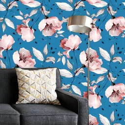 ArtzFolio Printed UV-Resistant Anti-Bacterial Botanical Spring Flowers Peel & Stick Wallpaper-picture-53