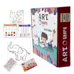 MetClap Art O Graph Arts and Crafts for Kids Painting Activity for Preschool Kids- Multicolor-27