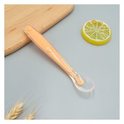 domenico Baby Love Soft Tip SiliconeGel Spoon - Yellow-12