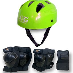 AXG New Goal Premium Latest Design Adjustable Multipurpose Cycling / Skating Kit  (Green)-28
