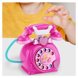 Fiddlerz Musical Toys for Kids Retro Landline Phone with Sounds Baby Mobile Telephone Toy for Boys Girls - (Pack of 1)-image-9