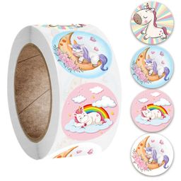 FunBlast Unicorn Design Stickers for Kids - 4 Rolls Multicolor-16