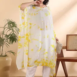 Maaesa Tie & Dyed Kaftan Kurta-picture-16