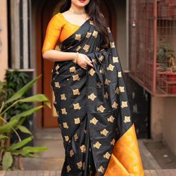 revika Woven Design Zari Pure Silk Kanjeevaram Saree-32