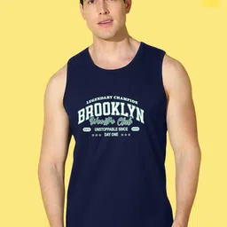 WOOSTRO 2-Pc Printed Odour-Free Cotton Innerwear Vests VWS26(BKLN YELLOW)(BKLN NAVY)-image-90