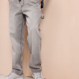 Mast & Harbour Men Straight Fit Light Fade Pure Cotton Jeans-picture-21