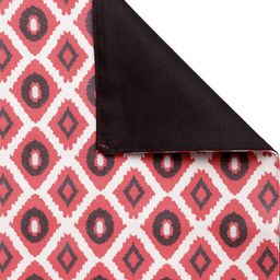 Alina decor Off-White & Red Digitally Printed Table Runner image 3