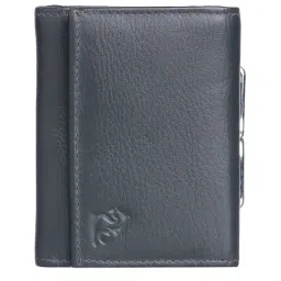Kara Teal Green Solid Tri-Fold Wallet for Women-15