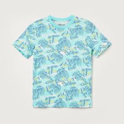 Fame Forever by Lifestyle Kids Bright Blue Cotton Printed Regular Fit T-Shirt-image-93