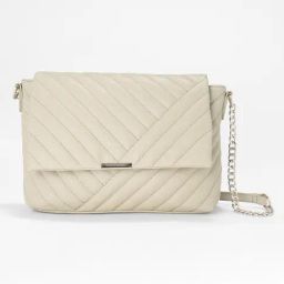Forever Glam by Pantaloons Grey Quilted Medium Shoulder Handbag-image-77